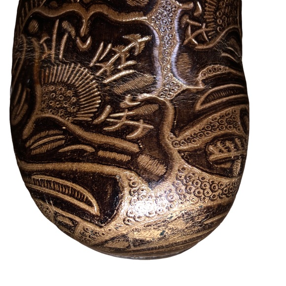 Dansko Brown Leather Tooled Clog - Picture 13 of 16